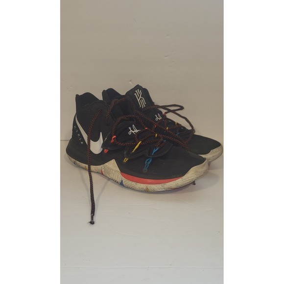 2019 Used NIKE KYRIE 5 V IRVING FRIENDS Missing‎ One Sole CRIMSON Men's 12. - Picture 3 of 11